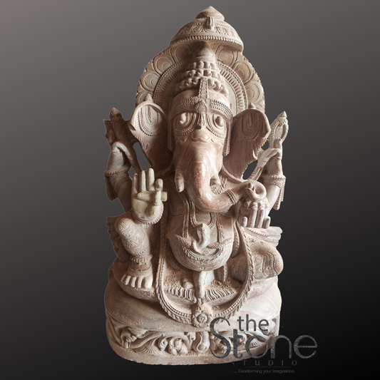 Ganesh Statue Stone 2ft