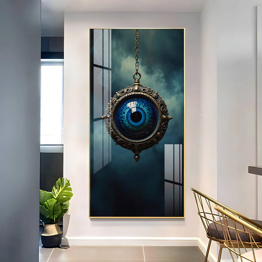 Gaze Devil Eye Premium Acrylic Vertical Wall Art