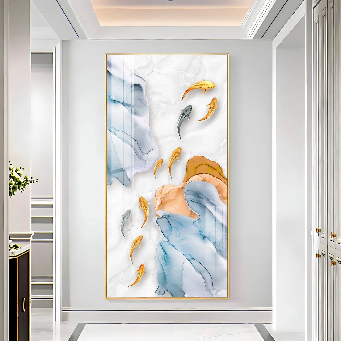 Goldfish Premium Acrylic Vertical Wall Art