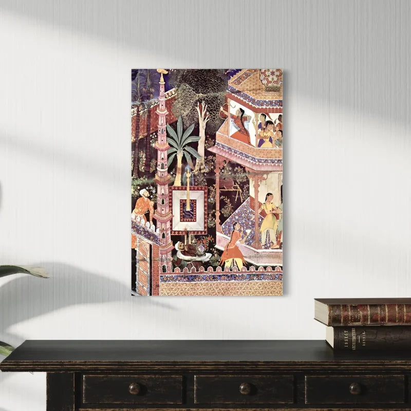Hamzanama or Dastan-e-Amir Hamza Canvas Giclee Print Mughal art