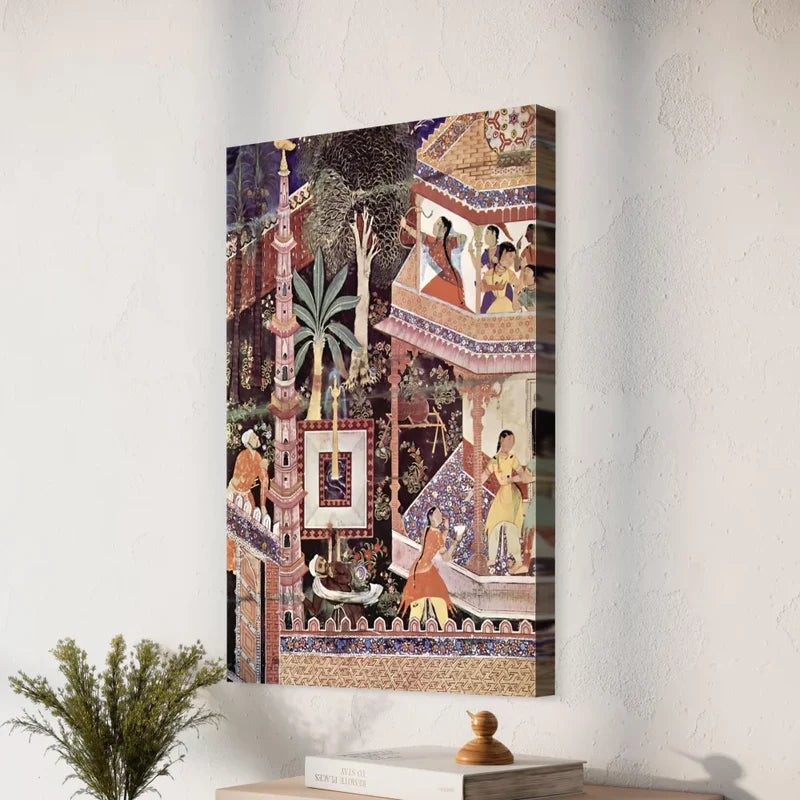 Hamzanama or Dastan-e-Amir Hamza Canvas Giclee Print Mughal art