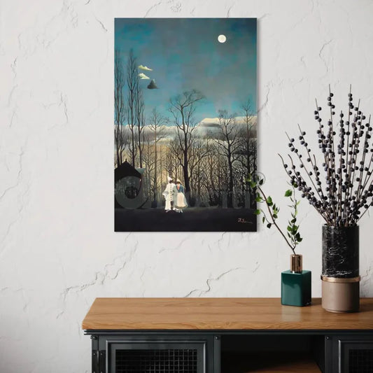 Henri Rousseau: Carnival Evening (1886) Canvas Gallery Wrapped Print