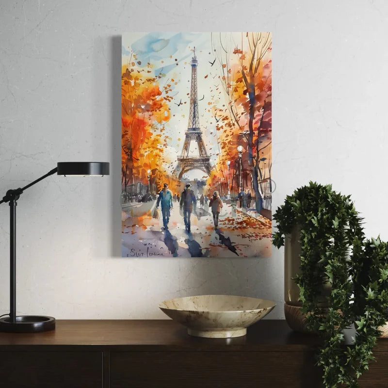 Iconic Foreign Cities New York, Paris, London Canvas Giclee Print