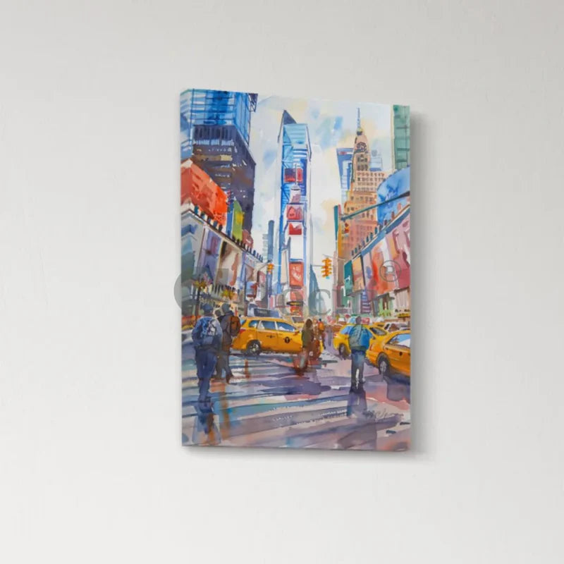 Iconic Foreign Cities New York, Paris, London Canvas Giclee Print