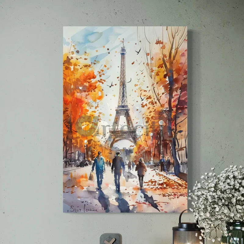 Iconic Foreign Cities New York, Paris, London Canvas Giclee Print