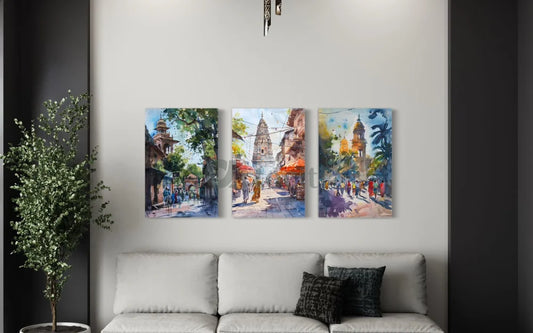 Iconic Indian Cities (Pune) Famous Canvas Set