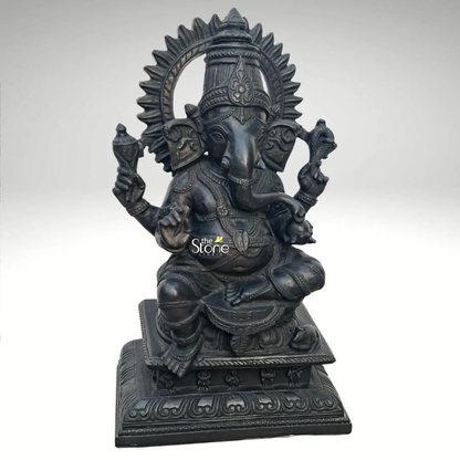 Chaturbhuja Ganesha Statue 21″