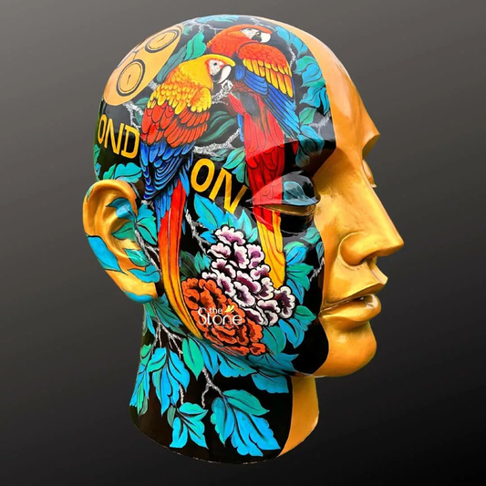 Head Pop Art Statue 4ft