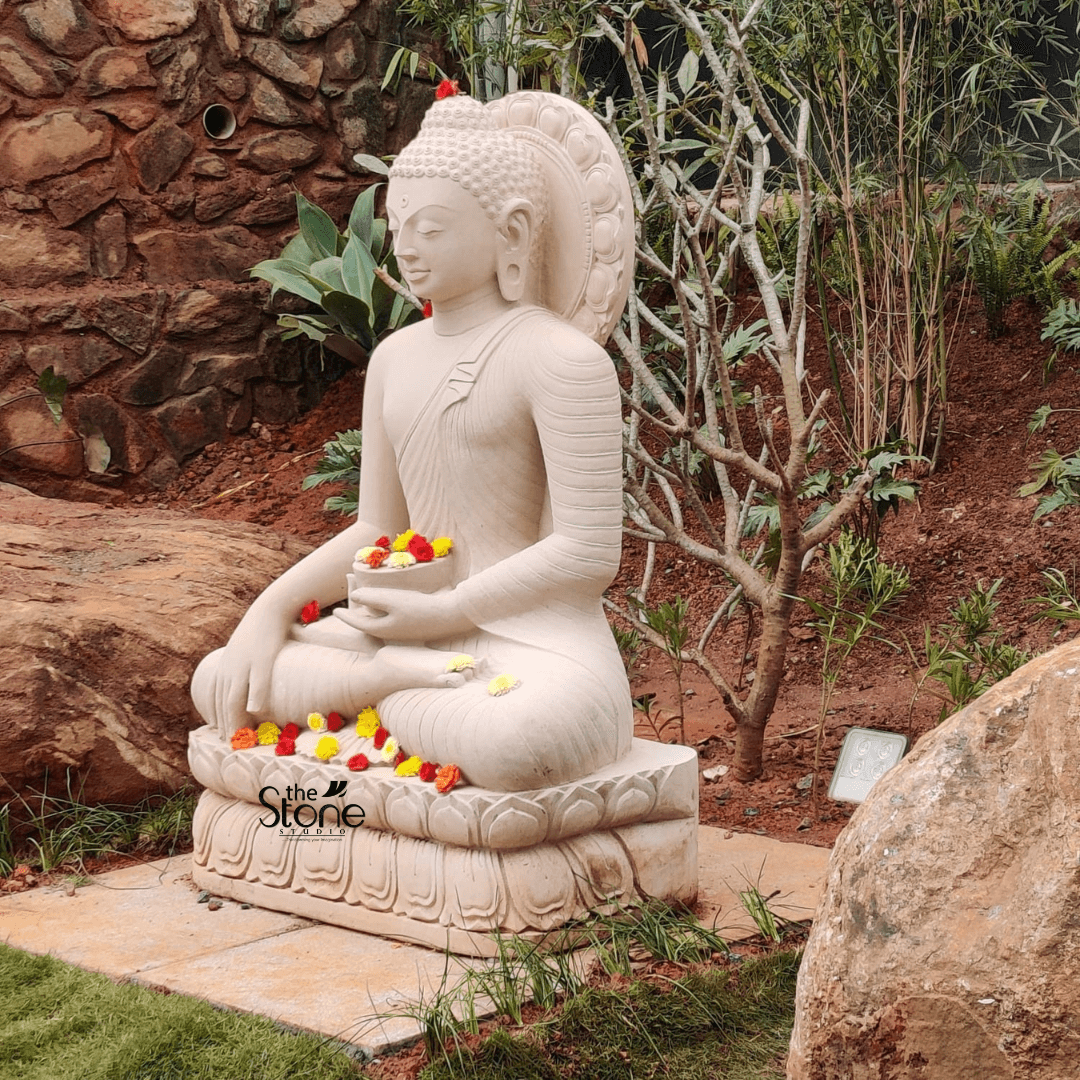 4 feet Buddha Stone Statue