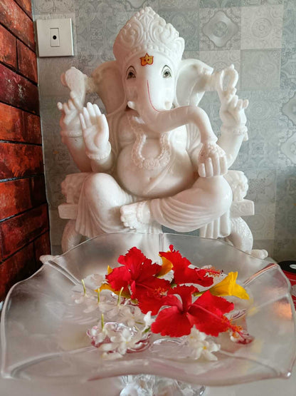 Ganesha Marble Statue 30″