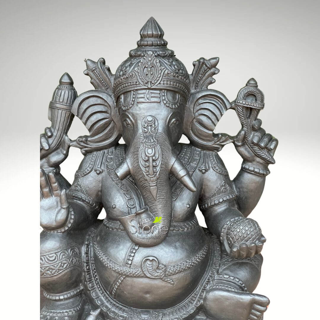 2.5 feet Stone Ganesha Statue