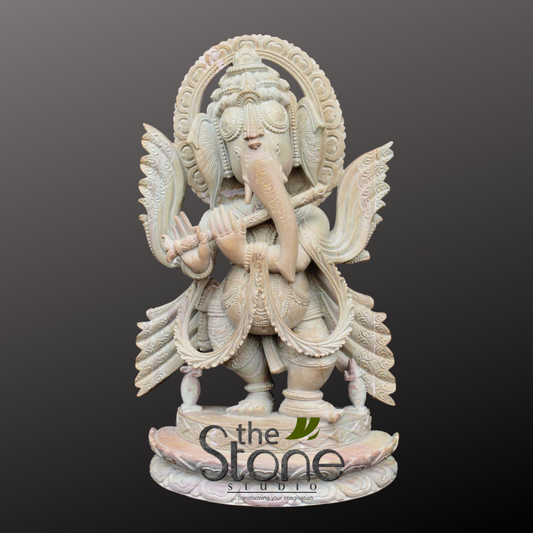 Ganesh Statue Standing with Flute 1ft