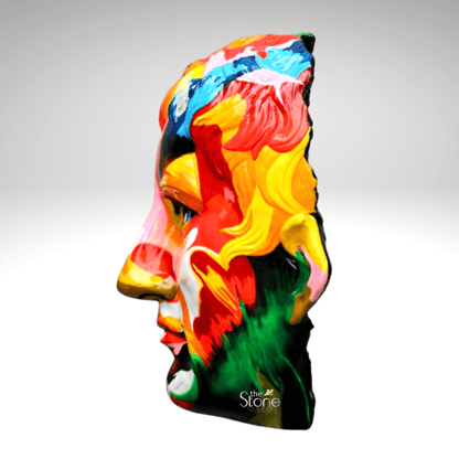 Pop Art Face Sculpture 42″