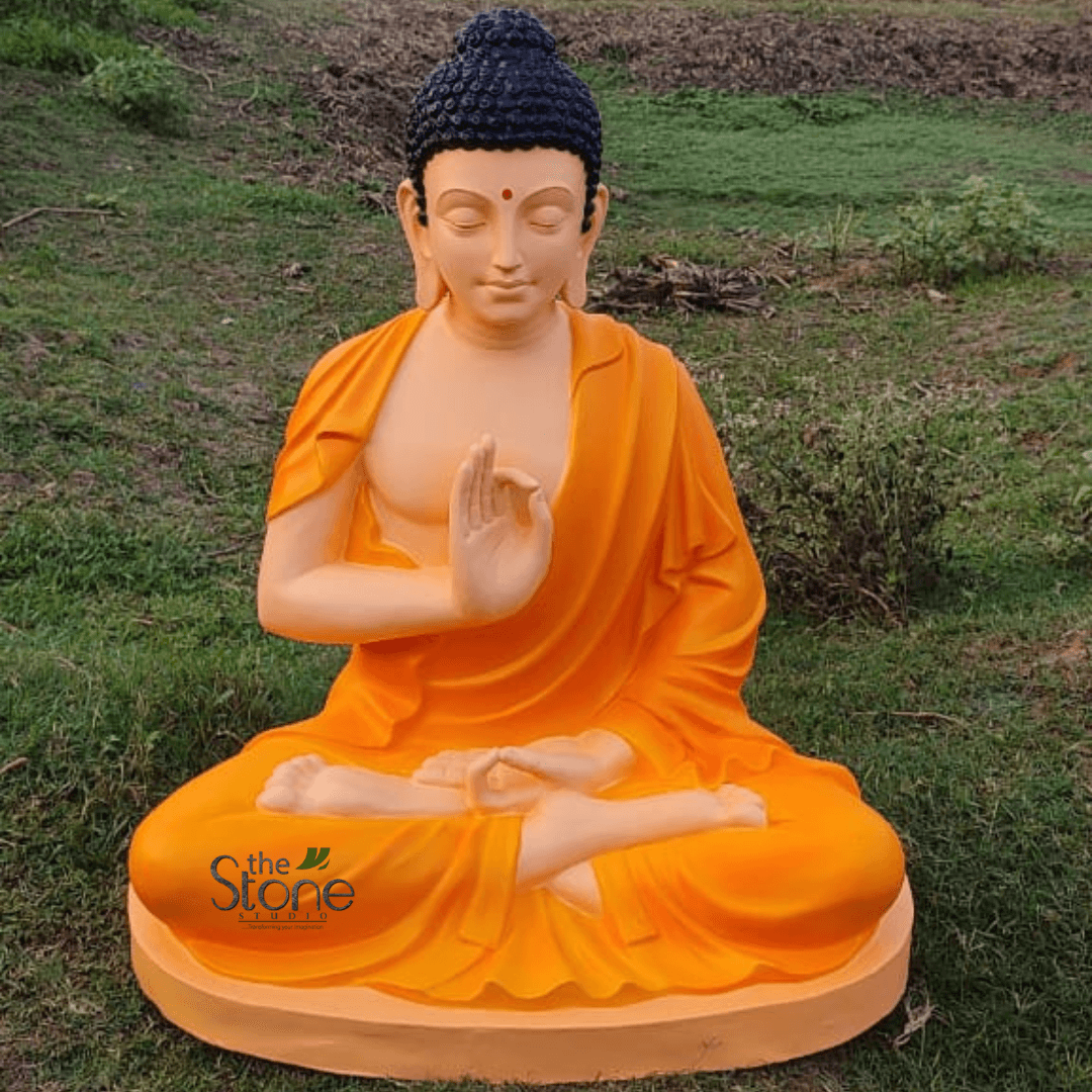 Ashirwad Mudra Fibre Buddha Statue 3ft