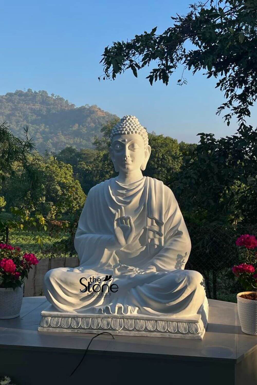Buddha Fiber Statue 5′