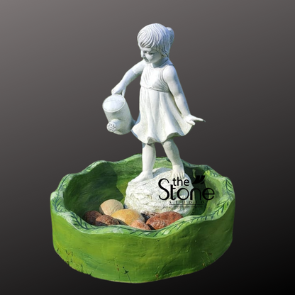 Girl Garden Fountain 3ft