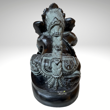 Crawling Ganesha Statue 10″