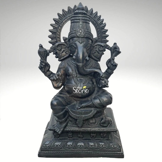 Chaturbhuja Ganesha Statue 21″