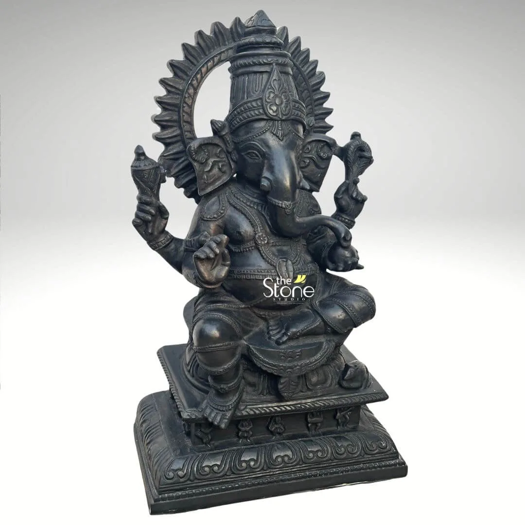 Chaturbhuja Ganesha Statue 21″