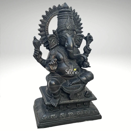 Chaturbhuja Ganesha Statue 21″