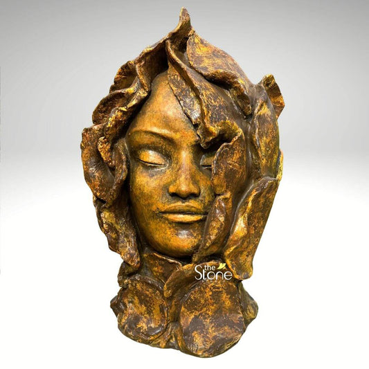 Flower Face Modern Statue 2ft