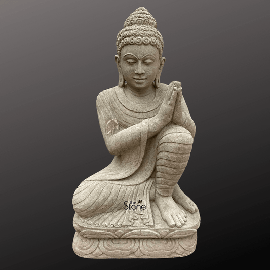Antique Stone Buddha Statue 3ft