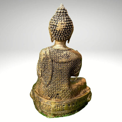 Gautam Buddha Brass Statue 16″