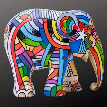 Pop Art Elephant Statue 2ft