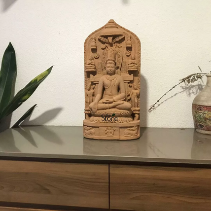 Bhumisparsha mudra of Buddha 3′