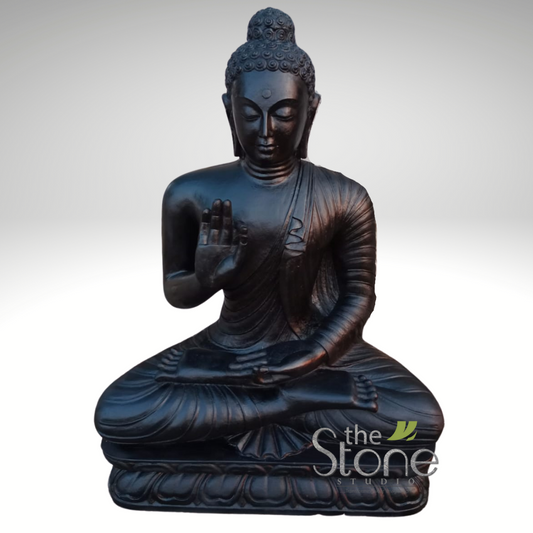 Black Buddha Idol 3ft