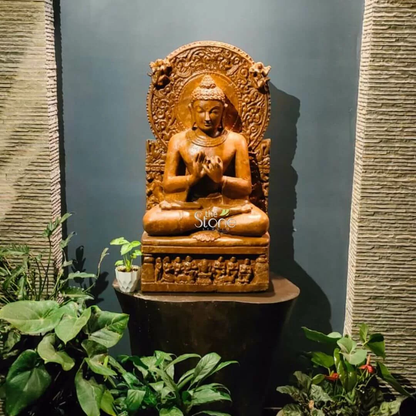 3 feet Sarnath Buddha Statue