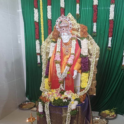 Sai Baba Marble Murti 3.5′