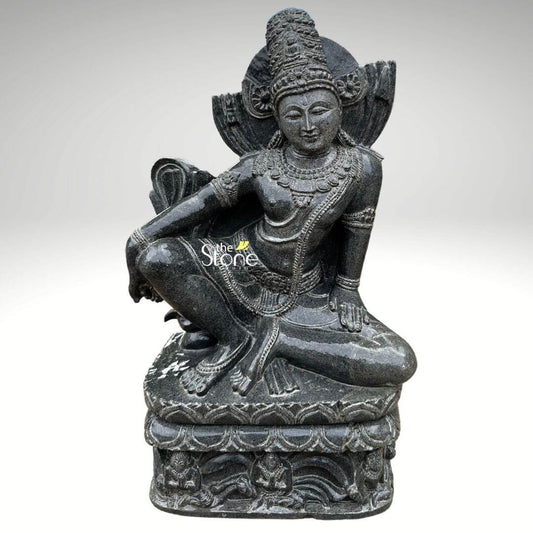 Simhanada Lokeshvara Antique Statue 2ft