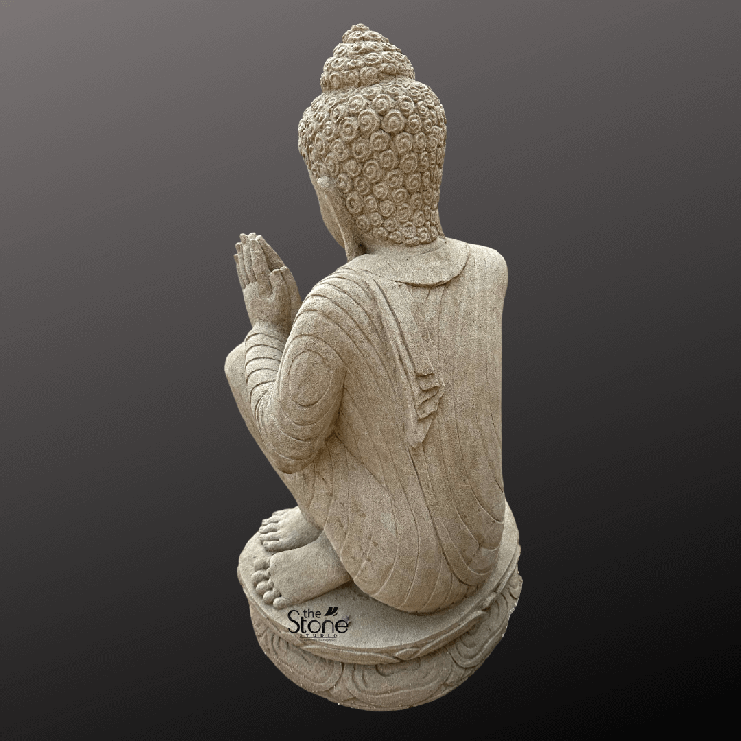 Antique Stone Buddha Statue 3ft