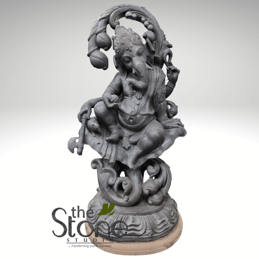 Black Ganesha 2.5ft