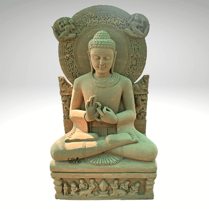 6ft Dharma Chakra Buddha Statue