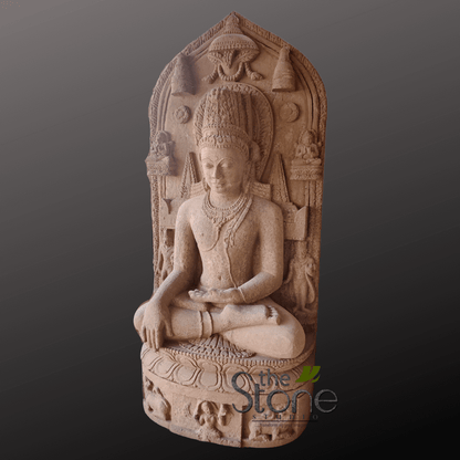 Bhumisparsha mudra of Buddha 3′