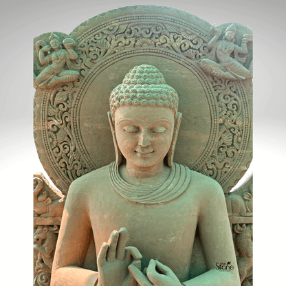 6ft Dharma Chakra Buddha Statue