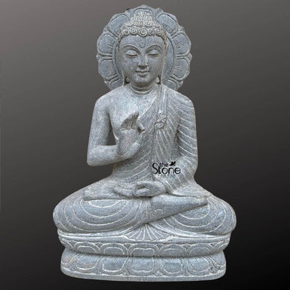 Small Stone Buddha Statue 18″