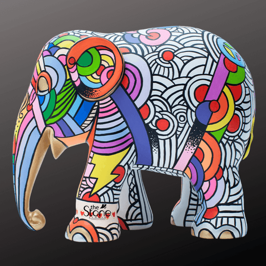 Pop Art Elephant Statue 2ft