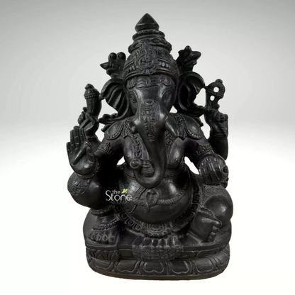 18 inch Ganesha Stone Statue