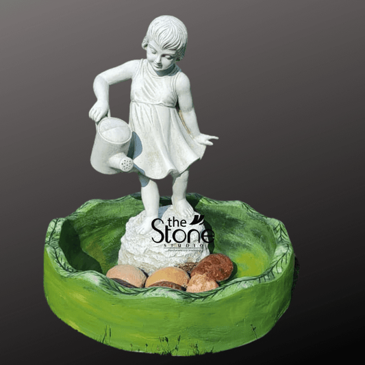Girl Garden Fountain 3ft