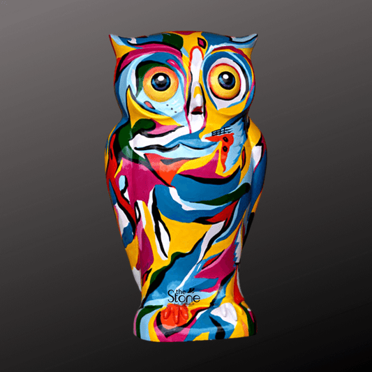 Pop Art Owl Statue 3ft