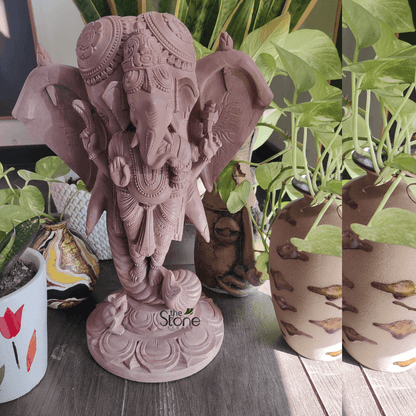 Elephant Head Ganesha Statue 14″