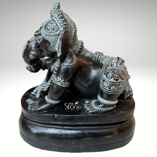 Crawling Ganesha Statue 10″