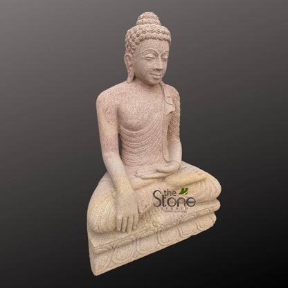 Bhumisparsha Buddha Stone Statue 3ft