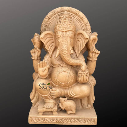 2 feet Sandstone Ganesha statue