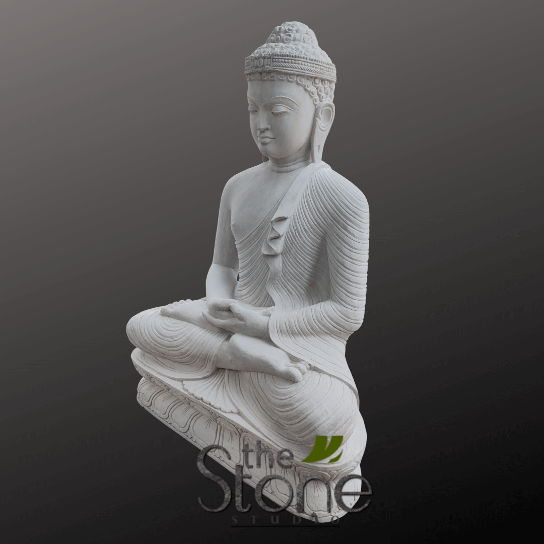 Buddha White Statue 4ft