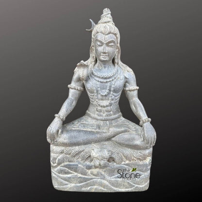 1 feet Shiva Stone Statue