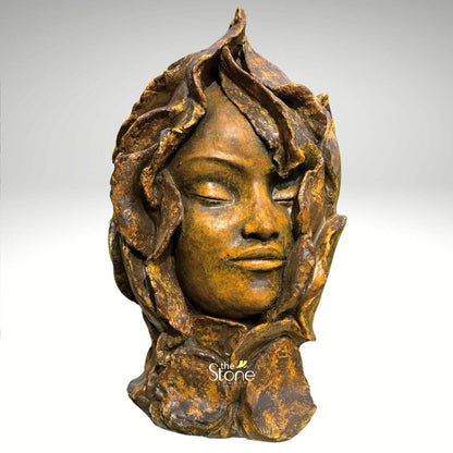 Flower Face Modern Statue 2ft